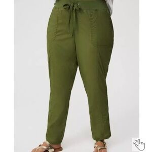 Olive Green Women's Pull On Pants
